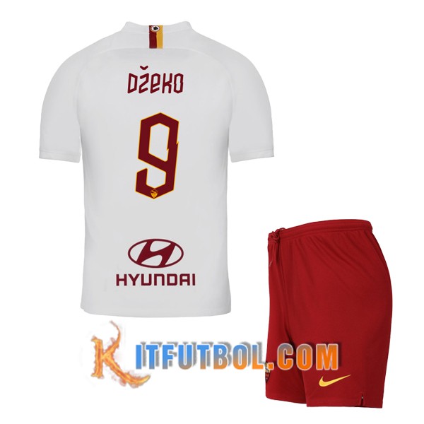 Camisetas Futbol AS Roma (DZEKO 9) Ninos Segunda 19/20