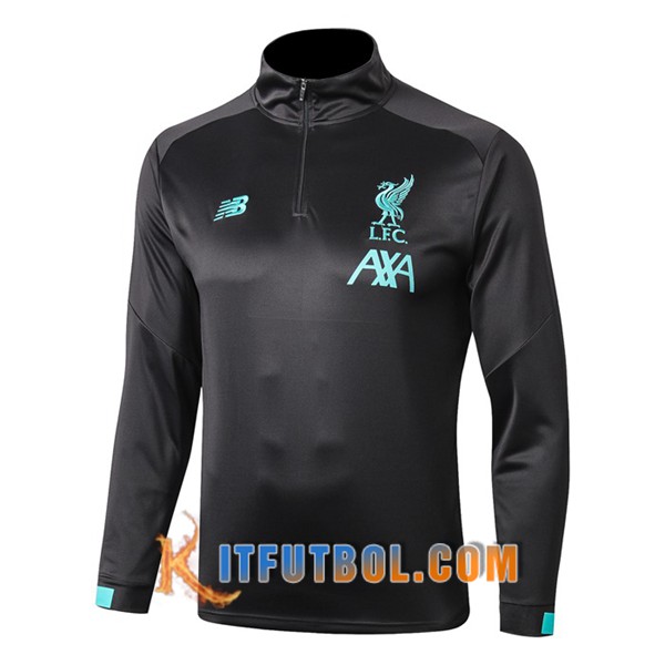 Nueva Entrenamiento Sudadera FC Liverpool Negro 19/20