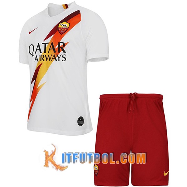 Camisetas Personalizadas Futbol AS Roma Ninos Segunda 19/20