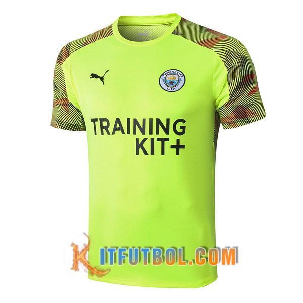 Camiseta Entrenamiento Manchester City Verde 19/20