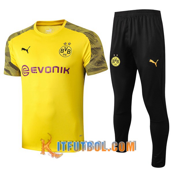 Camiseta Entrenamiento Dortmund BVB + Pantalones Amarillo 19/20