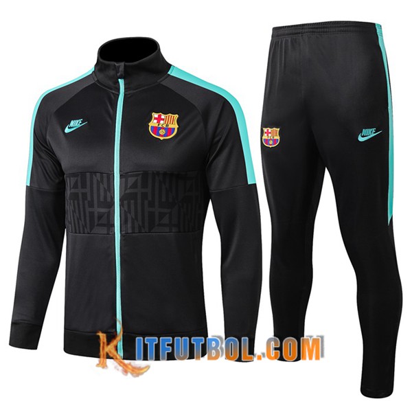 Nueva Chandal Futbol - Chaqueta + Pantalones FC Barcelona Gris Oscuro 19/20