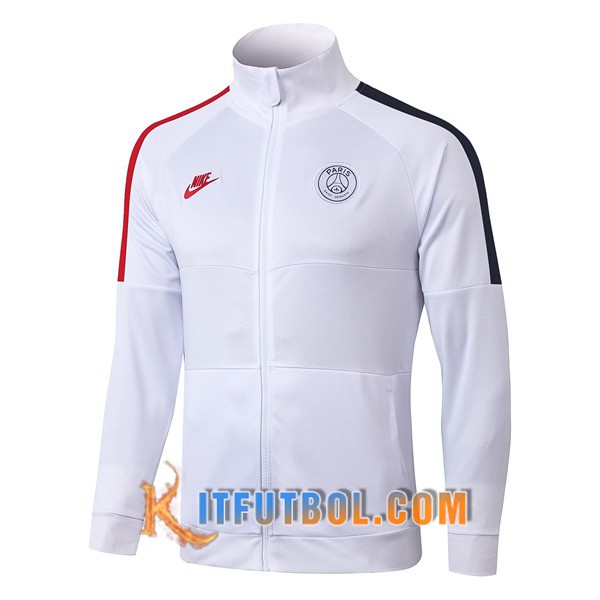 Nueva Chaqueta Futbol PSG NIKE Blanco Negro Roja 19/20