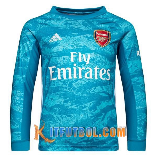 Camisetas Futbol Arsenal Portero Manga Larga Azul 19/20