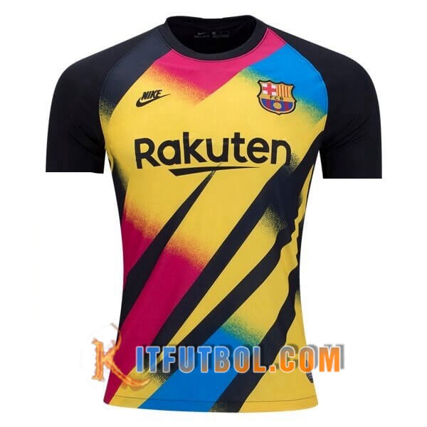 Camisetas Futbol FC Barcelona Portero Amarillo Negro 19/20