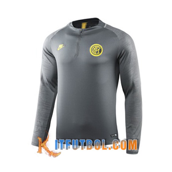 Nueva Entrenamiento Sudadera Inter Milan Gris 19/20