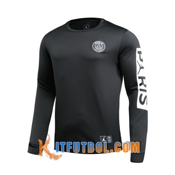 Nueva Entrenamiento Sudadera Paris PSG Jordan Negro 19/20