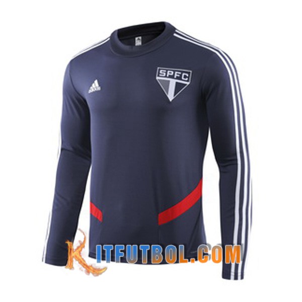 Nueva Entrenamiento Sudadera Sao Paulo FC Cian Oscuro 19/20