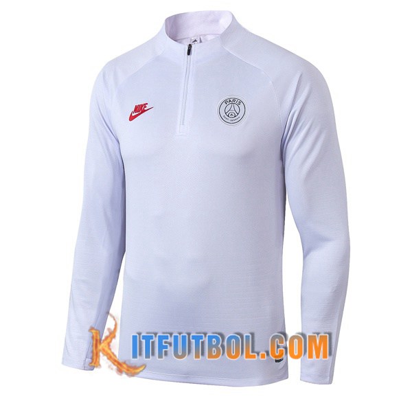 Nueva Entrenamiento Sudadera PSG Blanco 19/20