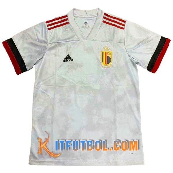 Camisetas Futbol Belgica Segunda UEFA Euro 2020 Versión Preventiva