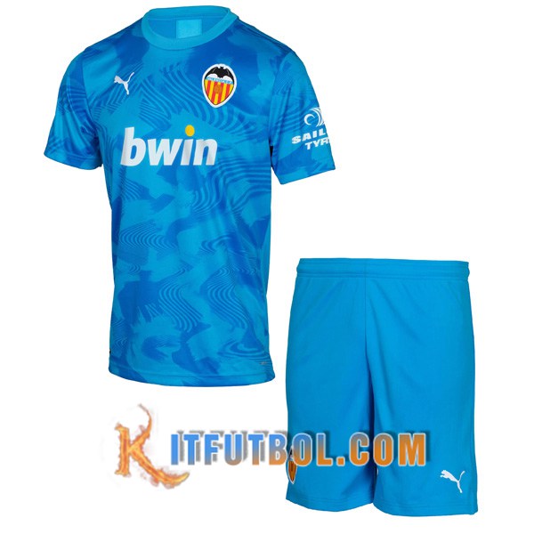 Camisetas Personalizadas Futbol Valencia CF Ninos Tercera 19/20