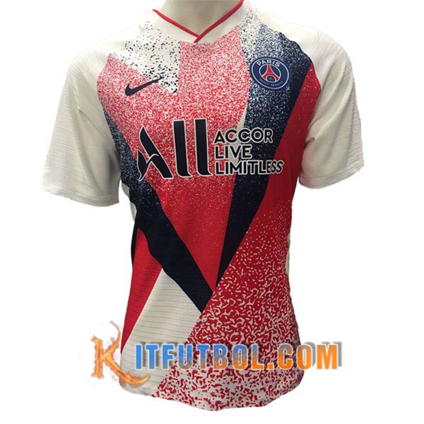 Camiseta Entrenamiento PSG ALL Versión filtrada Roja Blanco 19/20