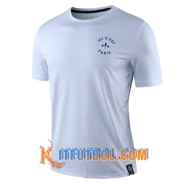 Camiseta Entrenamiento PSG Blanco 19/20