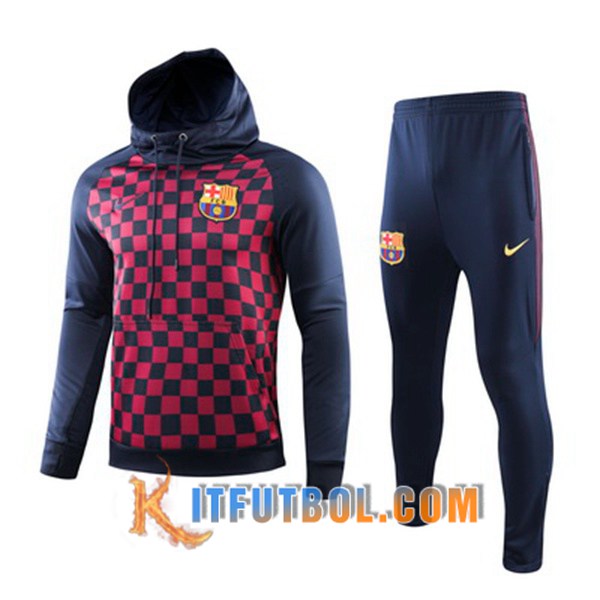 Nueva Chandal Futbol - Chaqueta con capucha + Pantalones FC Barcelona Azul Royal 19/20