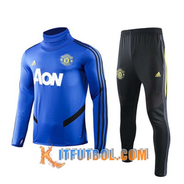 Nueva Chandal Futbol + Pantalones MManchester United Azul 19/20