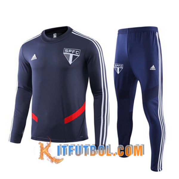 Nueva Chandal Futbol + Pantalones Sao Paulo FC Cian Oscuro 19/20