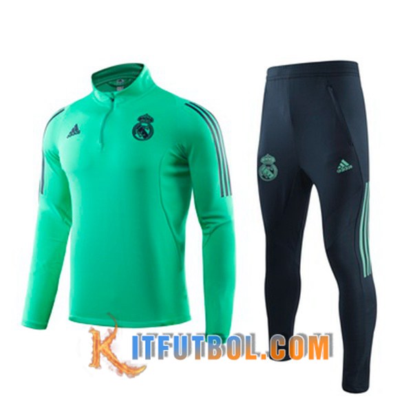 Nueva Chandal Futbol + Pantalones Real Madrid Verde 19/20
