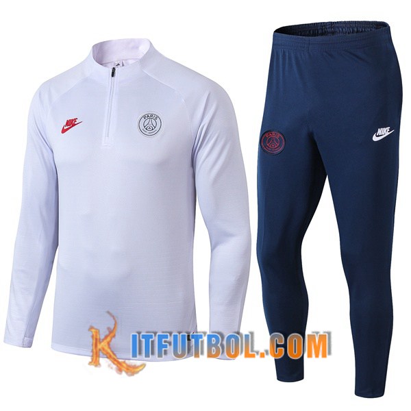 Nueva Chandal Futbol + Pantalones PSG Blanco 19/20