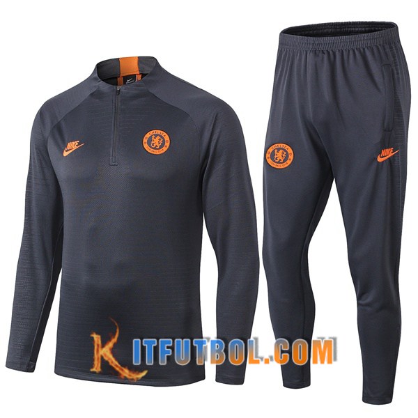 Nueva Chandal Futbol + Pantalones Chelsea Naranja 19/20