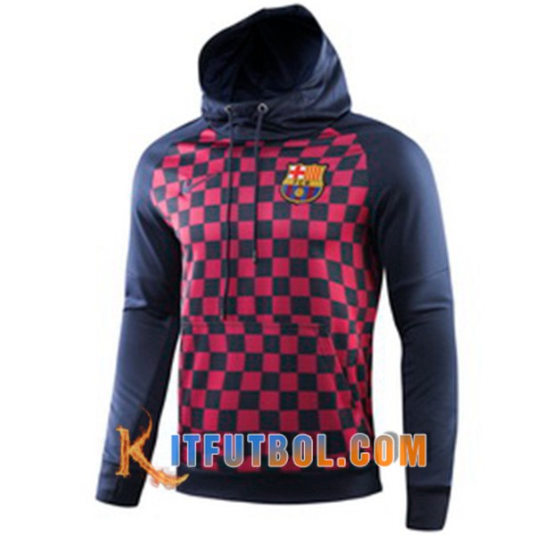 Nueva Chaqueta Futbol Con Capucha FC Barcelona Azul Royal 19/20