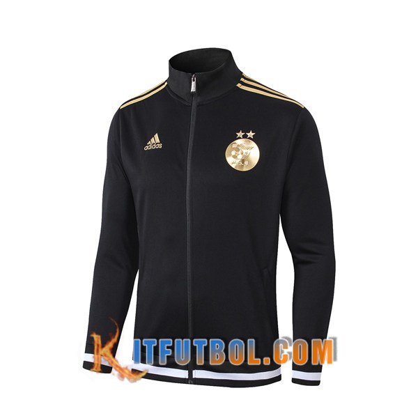 Nueva Chaqueta Futbol Argelia Negro 19/20