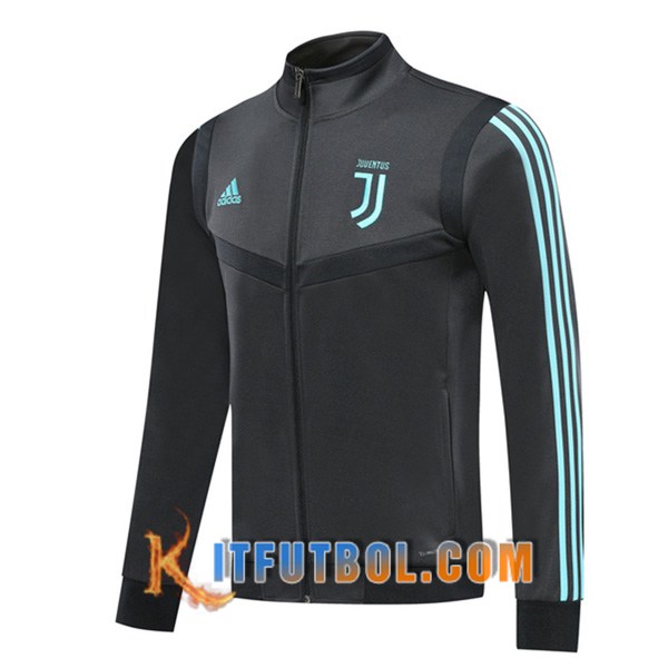 Nueva Chaqueta Futbol Juventus Gris Oscuro 19/20
