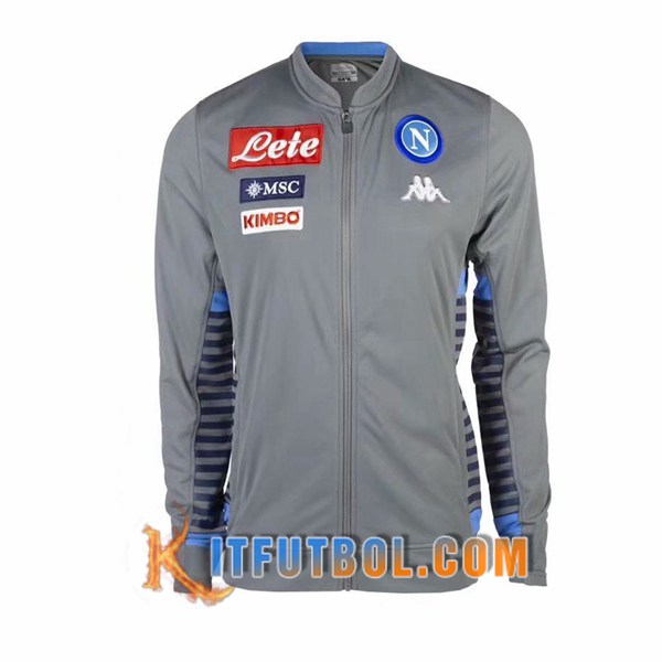Nueva Chaqueta Futbol SSC Napoli Gris 19/20