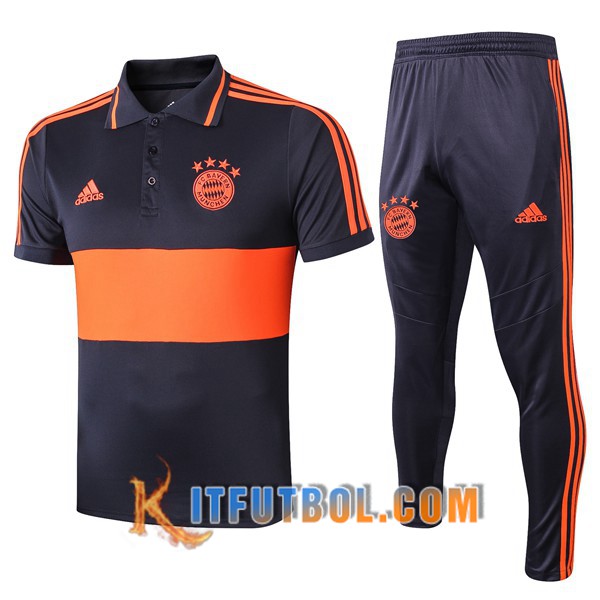 Nueva Polo Futbol Bayern Munich + Pantalones Amarillo 19/20