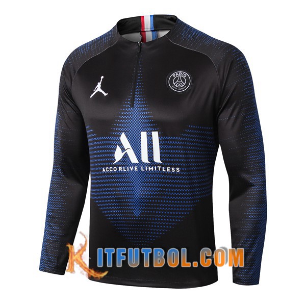Nueva Entrenamiento Sudadera Paris PSG Jordan ALL Azul Real 19/20