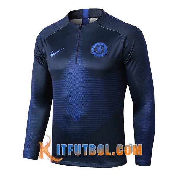 Nueva Entrenamiento Sudadera FC Chelsea Azul Real 19/20