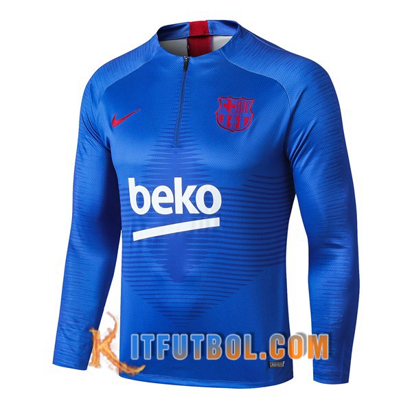 Nueva Entrenamiento Sudadera FC Barcelona Beko Azul 19/20