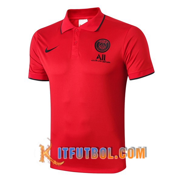 Nueva Polo Futbol Paris PSG ALL NIKE Roja 19/20