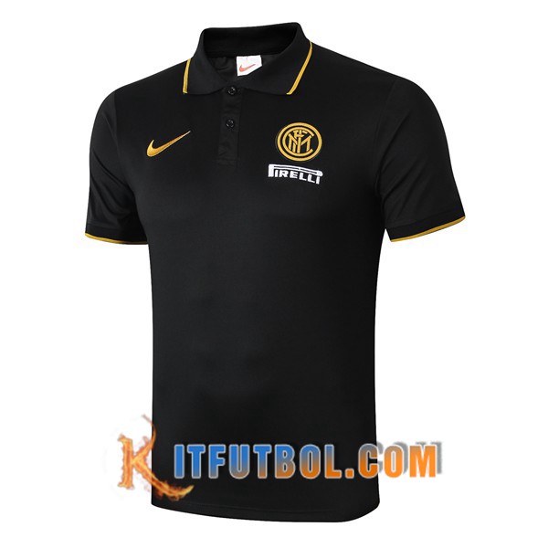 Nueva Polo Futbol Inter Milan Negro 19/20