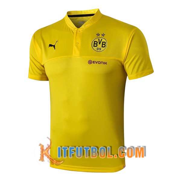 Nueva Polo Futbol Dortmund BVB Amarillo 19/20