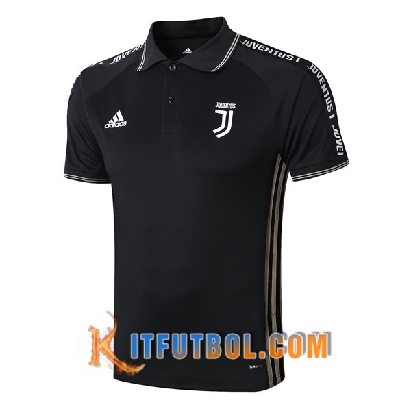 Nueva Polo Futbol Juventus Negro 19/20