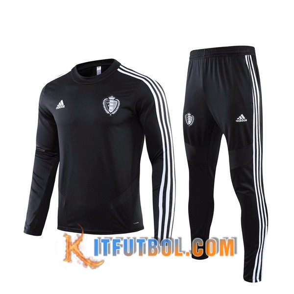 Nueva Chandal Futbol + Pantalones Belgica Negro 19/20