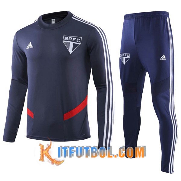 Nueva Chandal Futbol Sao Paulo FC Ninos Azul Real 19/20