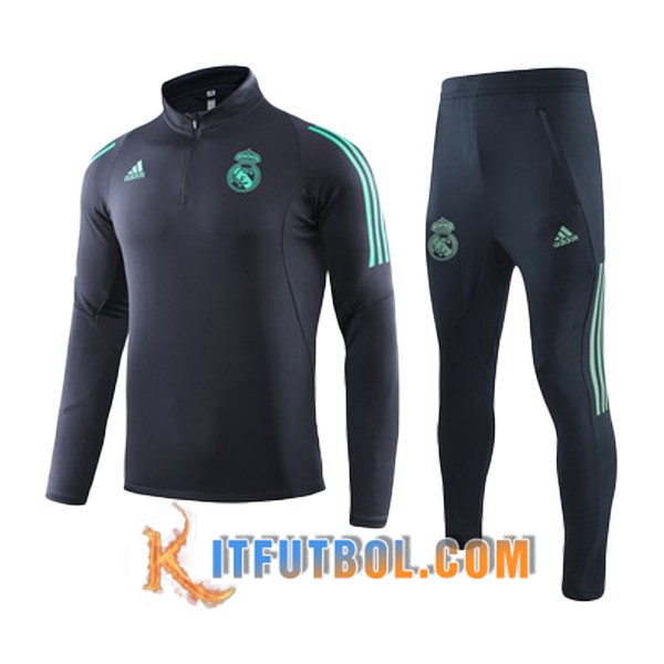 Nueva Chandal Futbol Real Madrid Ninos Cian 19/20