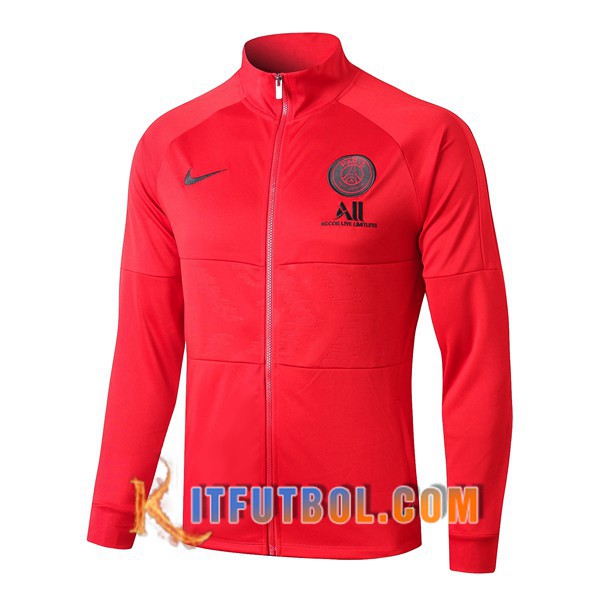 Nueva Chaqueta Futbol Paris PSG NIKE ALL Roja 19/20