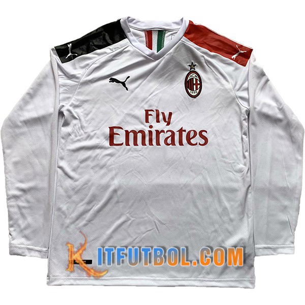 Camisetas Futbol Milan AC Segunda Manga Larga 19/20