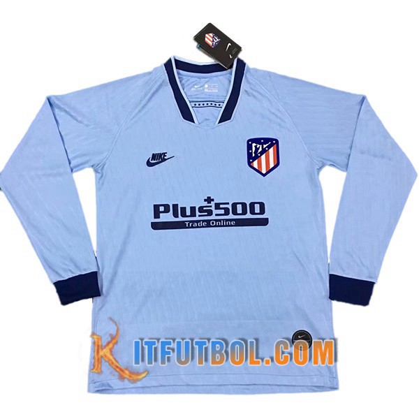 Camisetas Futbol Atletico Madrid Tercera Manga Larga 19/20