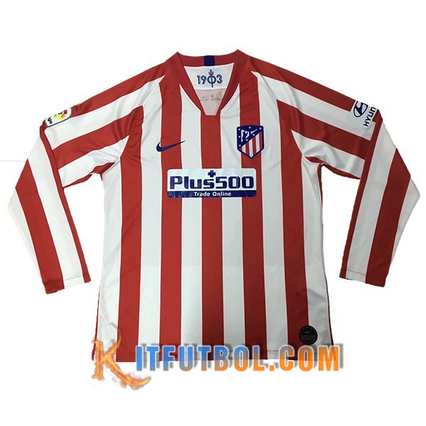 Camisetas Futbol Atletico Madrid Primera Manga Larga 19/20