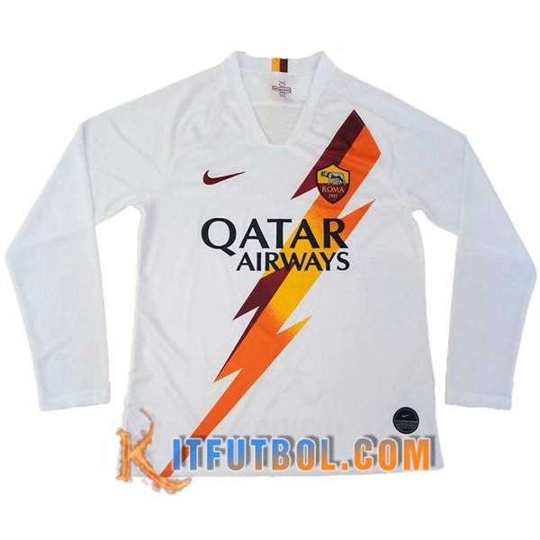 Camisetas Futbol AS Roma Segunda Manga Larga 19/20