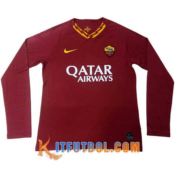 Camisetas Futbol AS Roma Primera Manga Larga 19/20