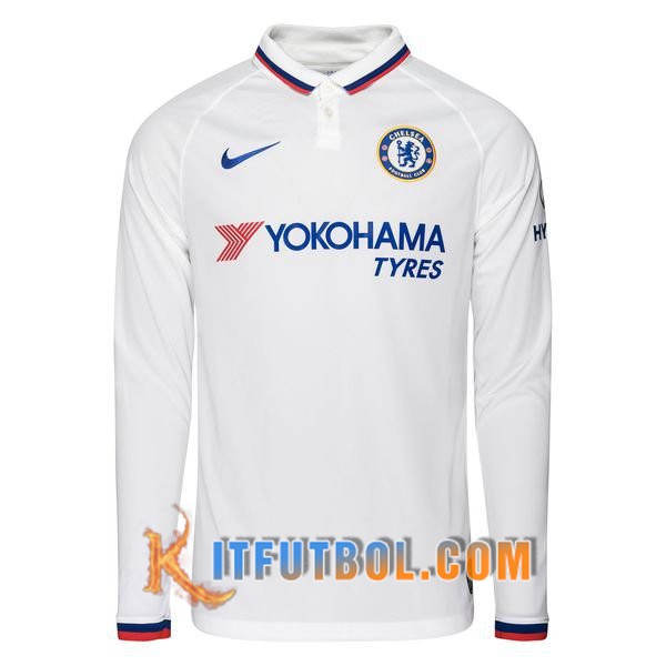 Camisetas Futbol FC Chelsea Segunda Manga Larga 19/20