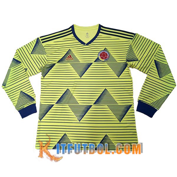 Camisetas Futbol Colombia Primera Manga Larga 19/20