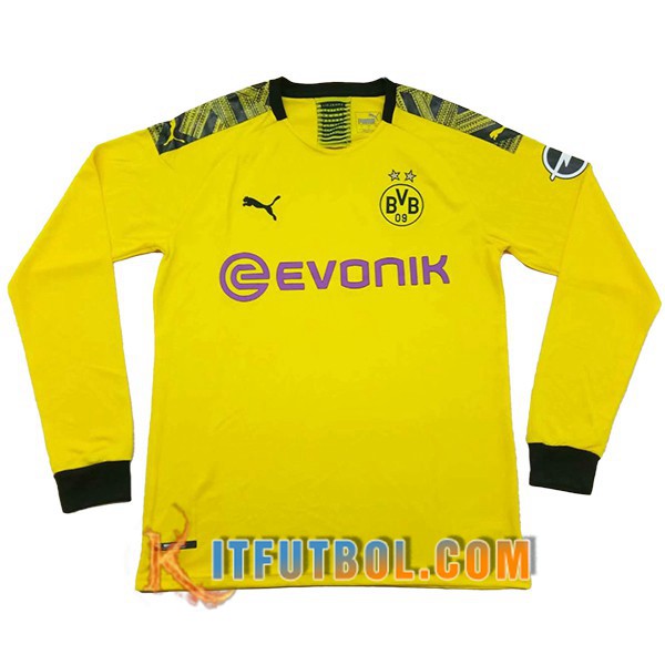 Camisetas Futbol Dortmund BVB Primera Manga Larga 19/20