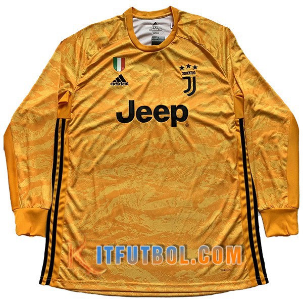 Camisetas Futbol Juventus Portero Manga Larga Amarillo 19/20