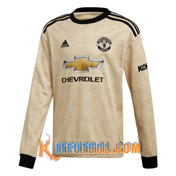 Camisetas Futbol Manchester United Segunda Manga Larga 19/20