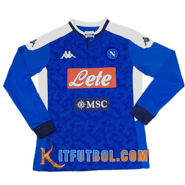 Camisetas Futbol SSC Napoli Primera Manga Larga 19/20
